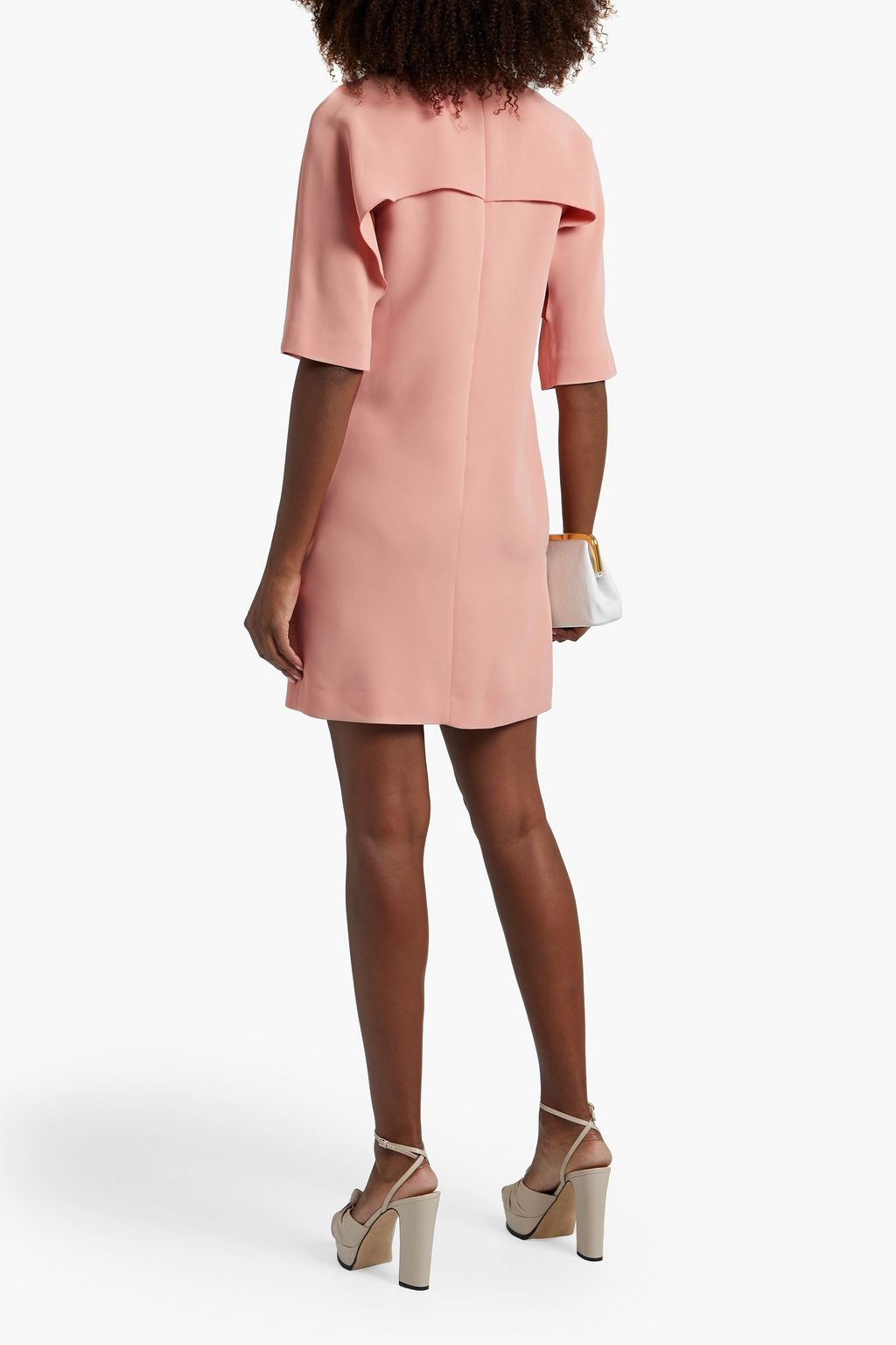 VICTORIA, VICTORIA BECKHAM Cutout crepe mini dress