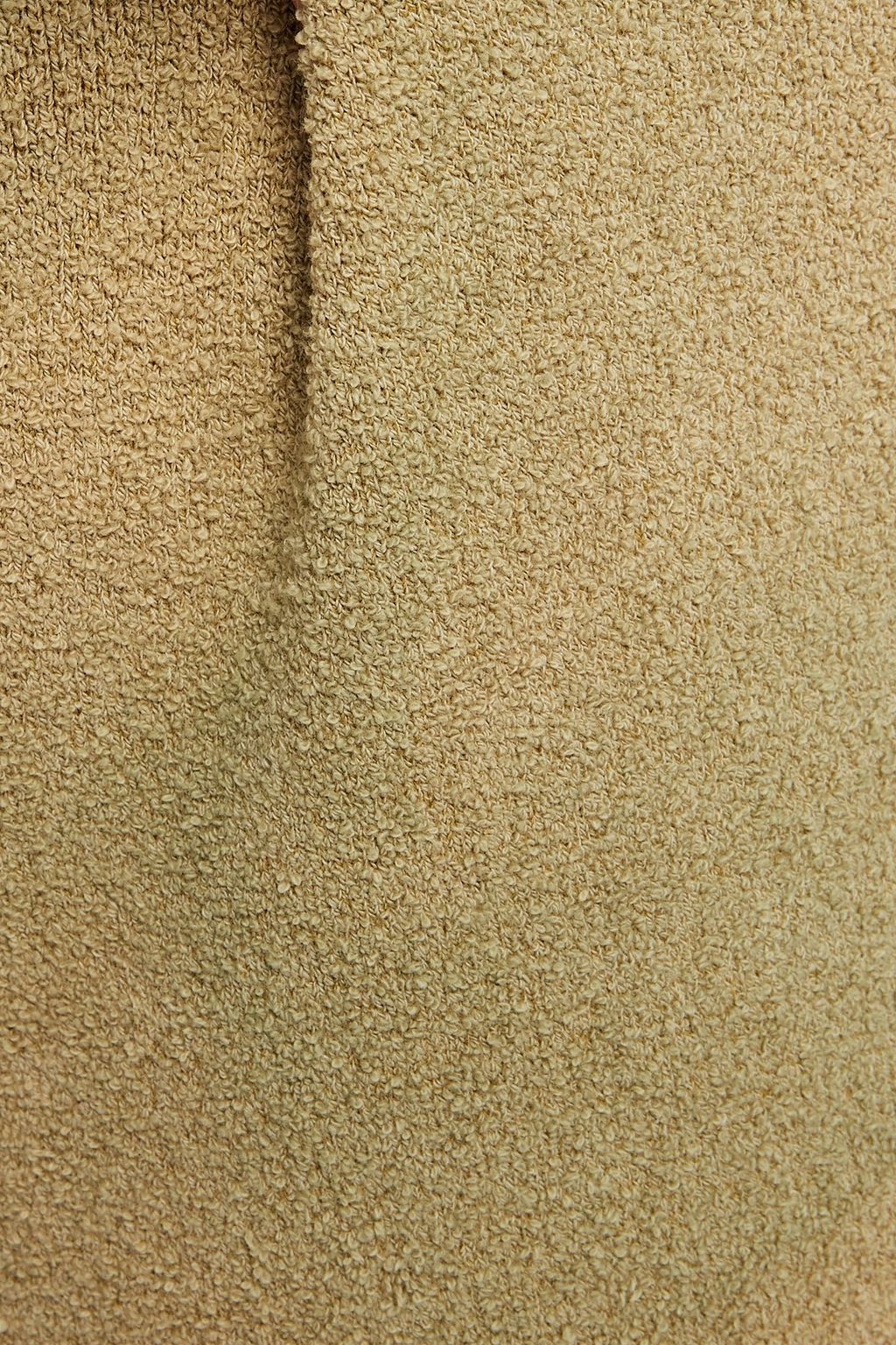 YEEZY Bouclé-knit midi dress