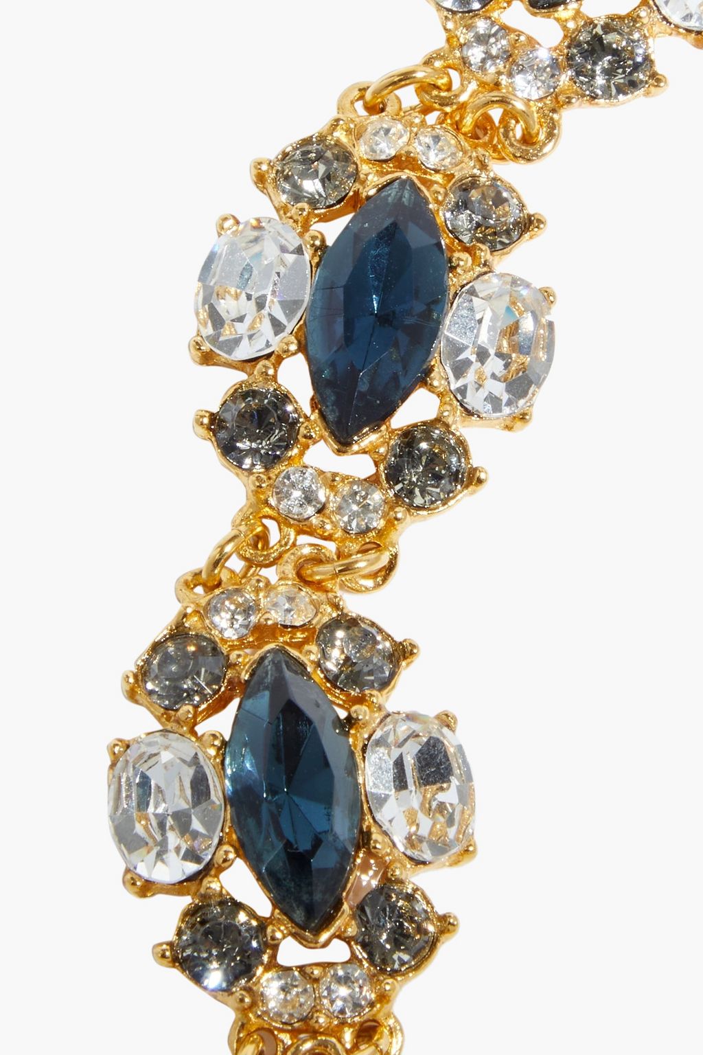 BEN-AMUN 24-karat gold-plated crystal bracelet