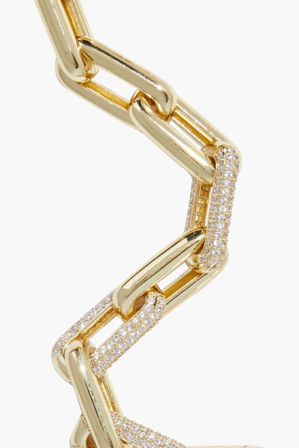 CZ BY KENNETH JAY LANE Gold-tone crystal necklace