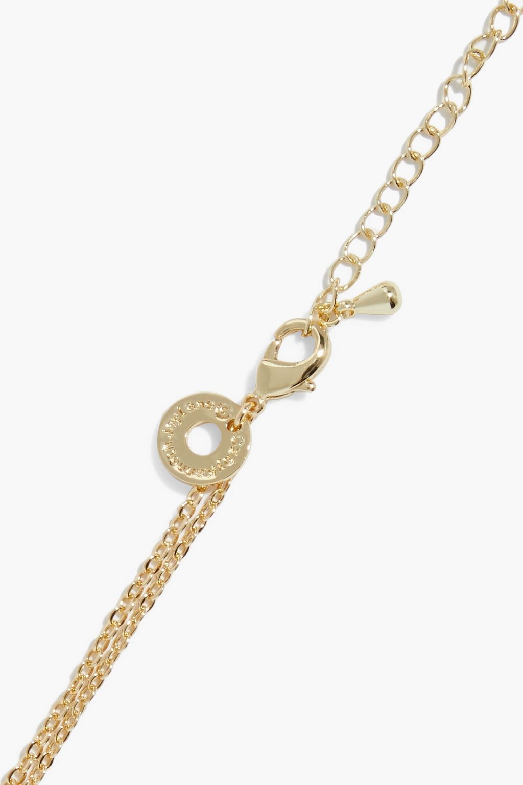 CZ BY KENNETH JAY LANE Gold-tone crystal necklace