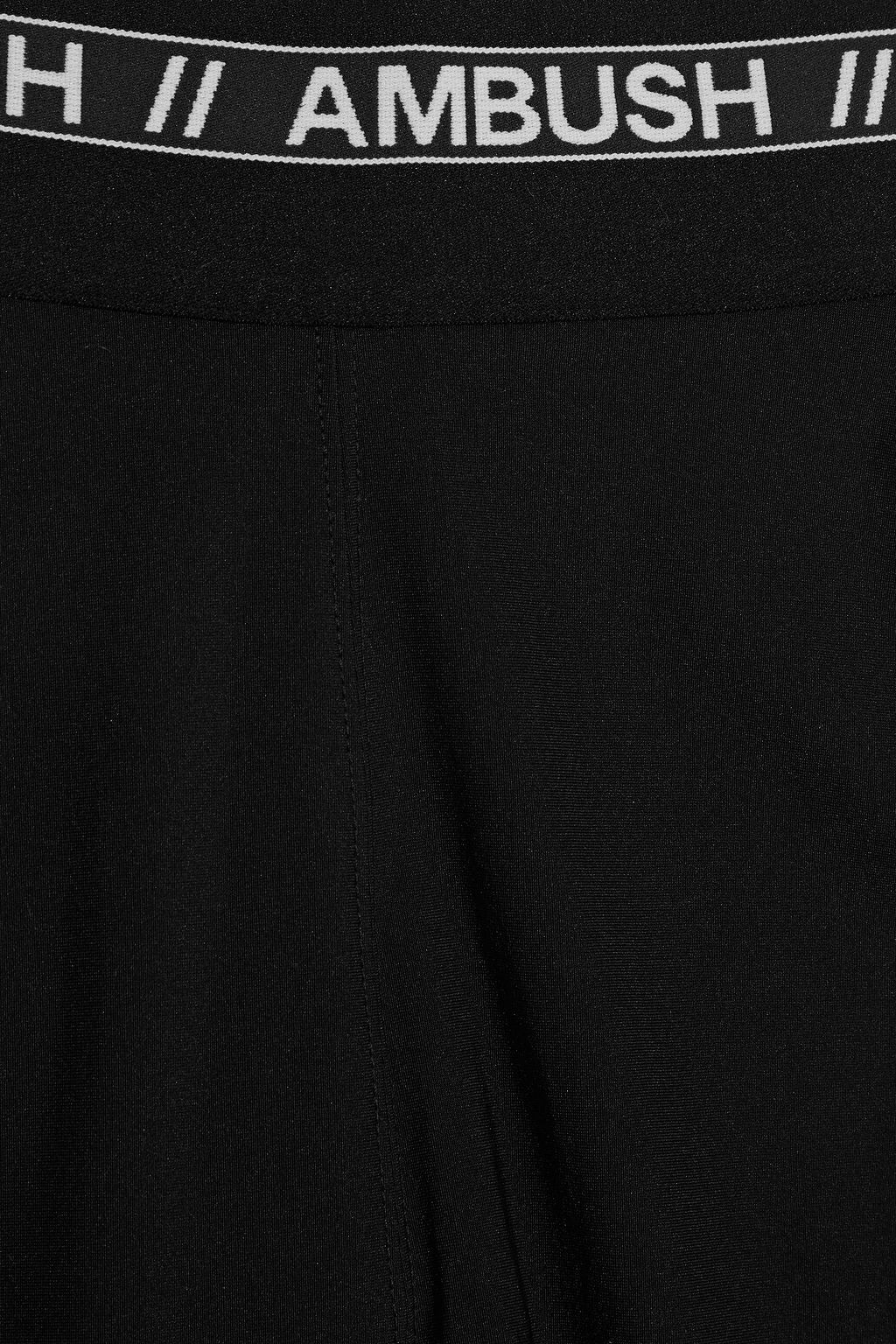 AMBUSH Jacquardtrimmed scuba leggings Sale up to 70 off THE