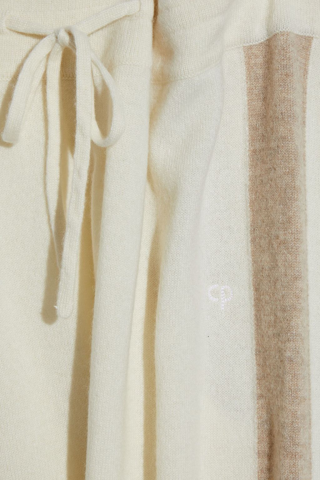 CHINTI & PARKER Striped cashmere track pants