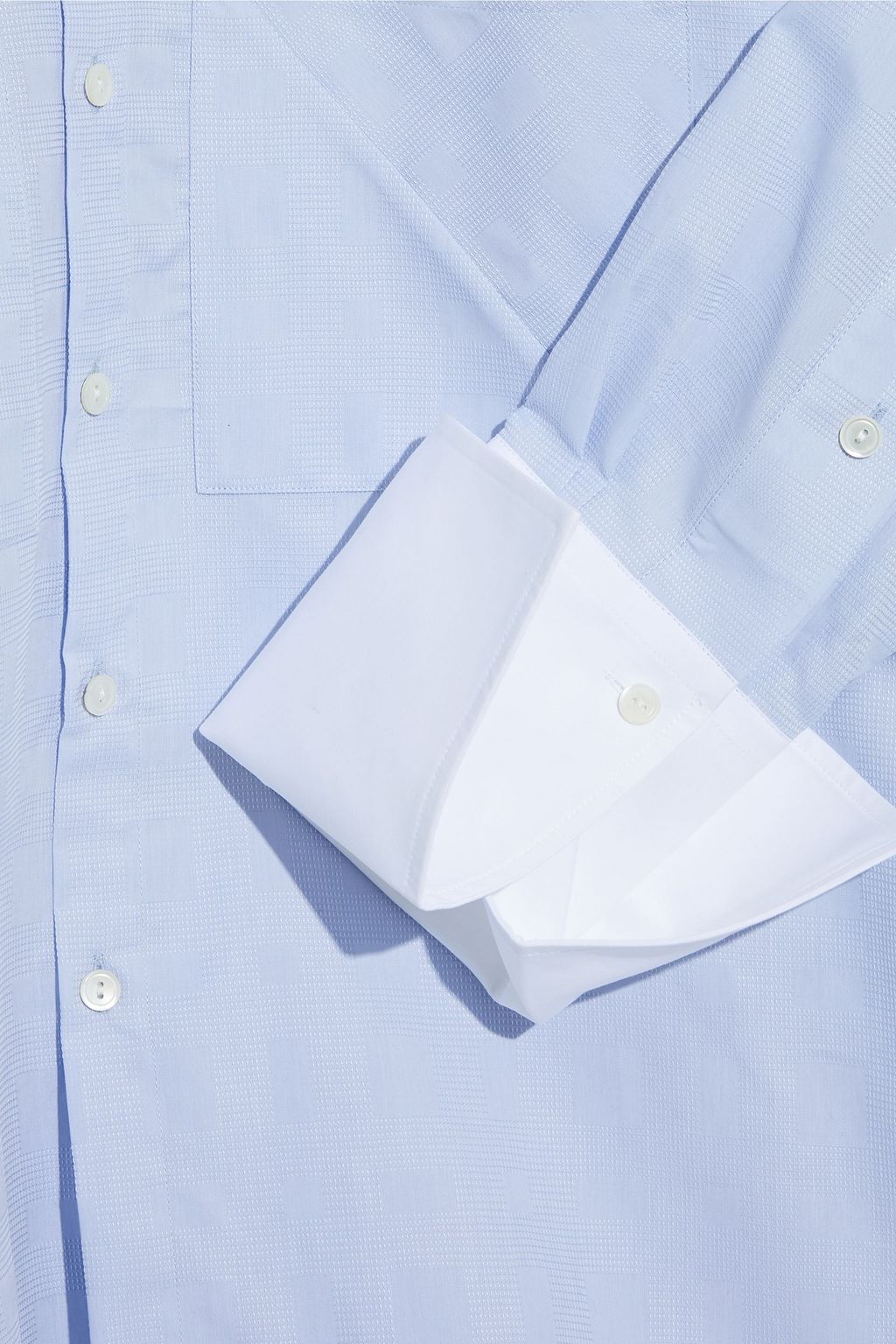 PALMER//HARDING Oversized cotton-jacquard shirt