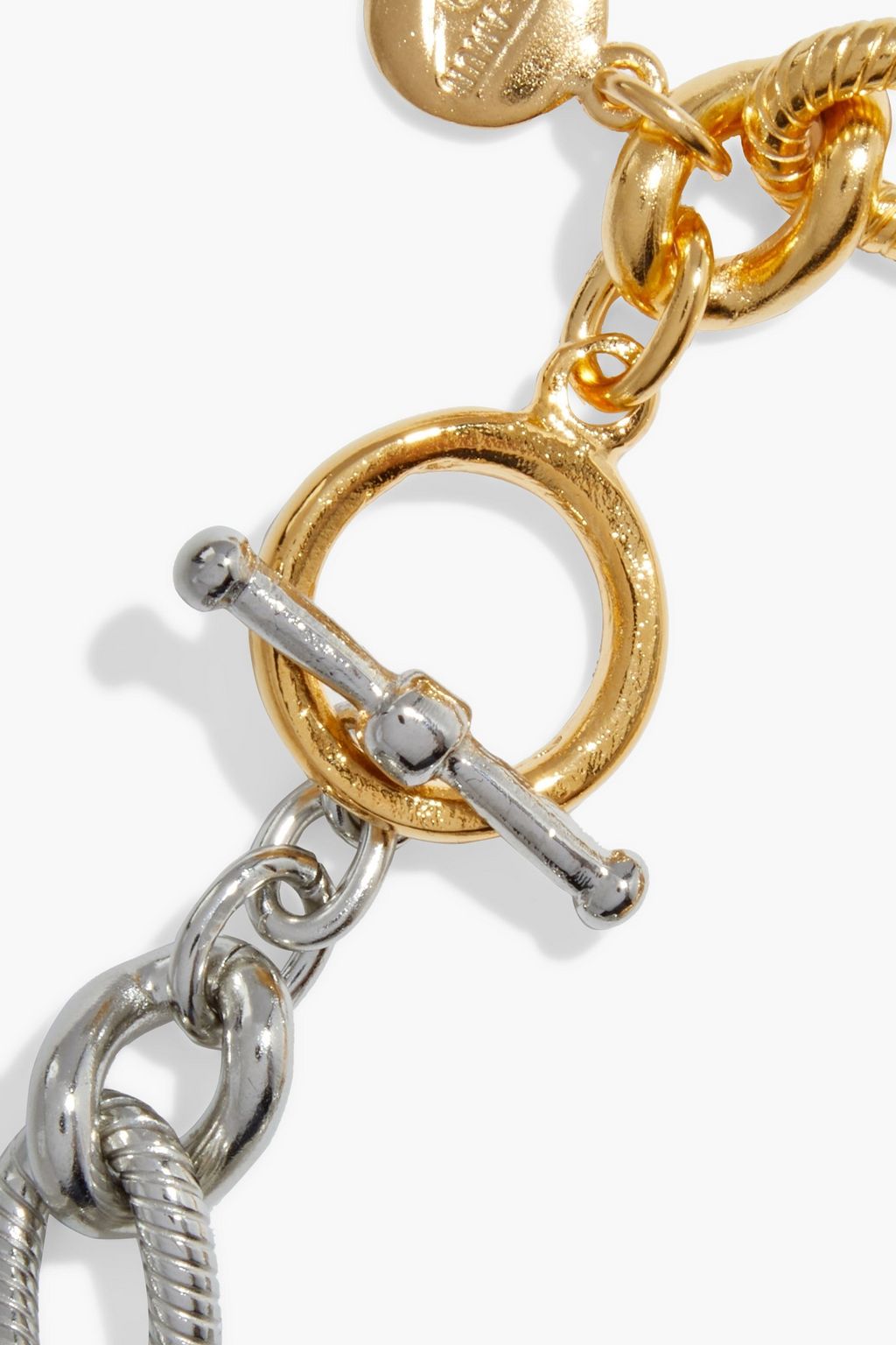 BEN-AMUN 24-karat gold and silver plated bracelet