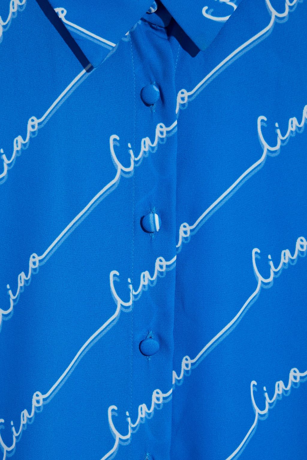 CHINTI & PARKER Printed crepe shirt