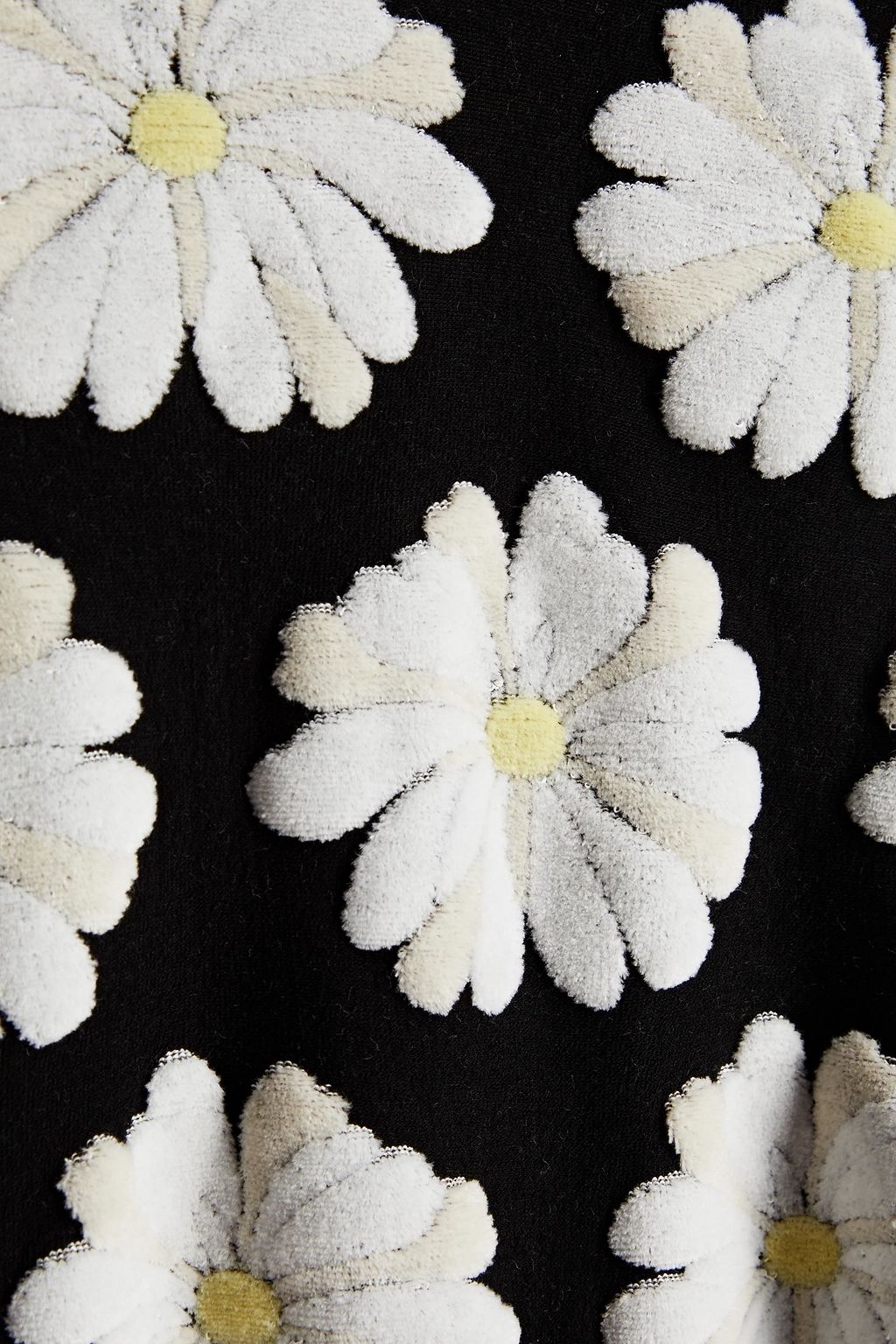 RABANNE Jacquard-knit cotton-blend turtleneck top