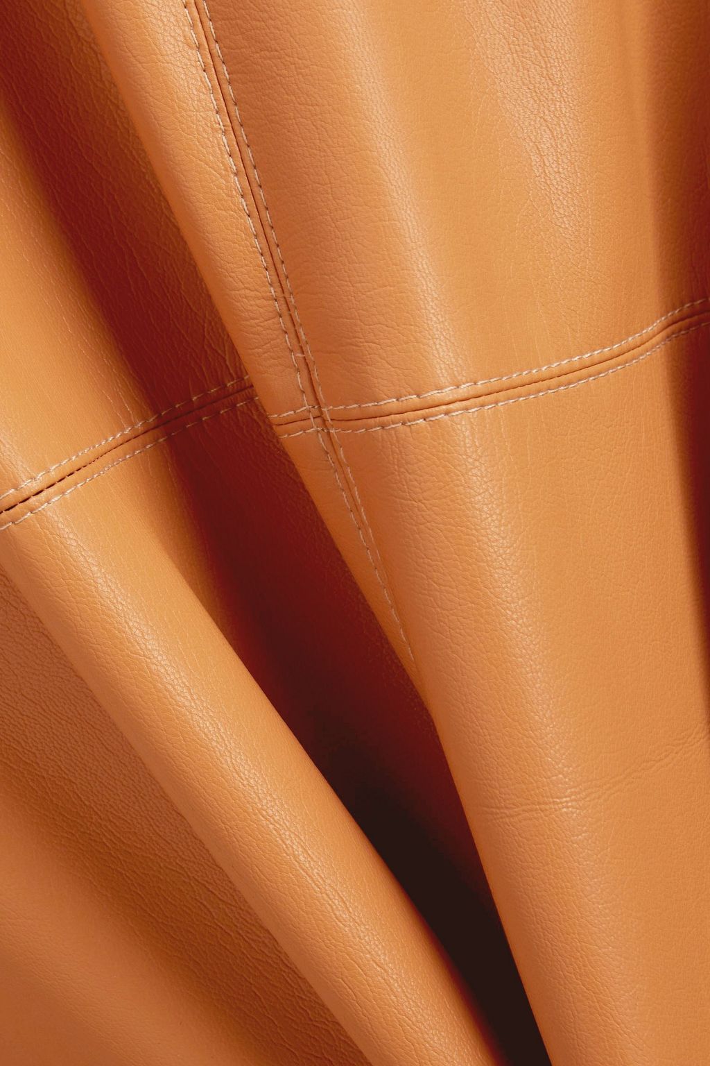 NANUSHKA Vegan leather midi skirt