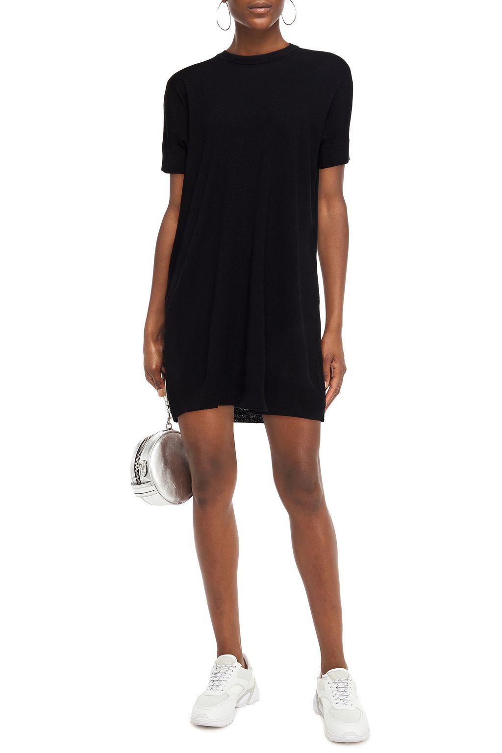 LOVE MOSCHINO Intarsia-knit mini dress