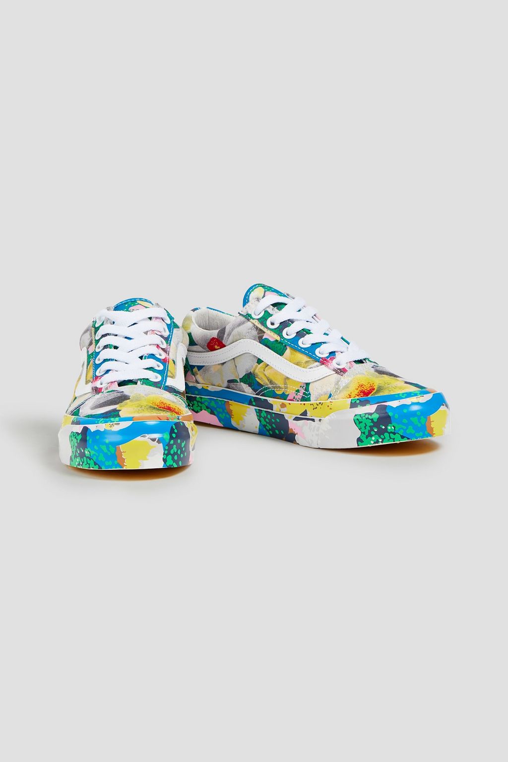 VANS X KENZO Old Skool floral-print canvas sneakers