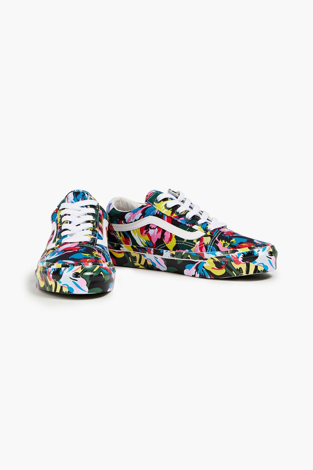 VANS X KENZO Old Skool floral-print canvas sneakers