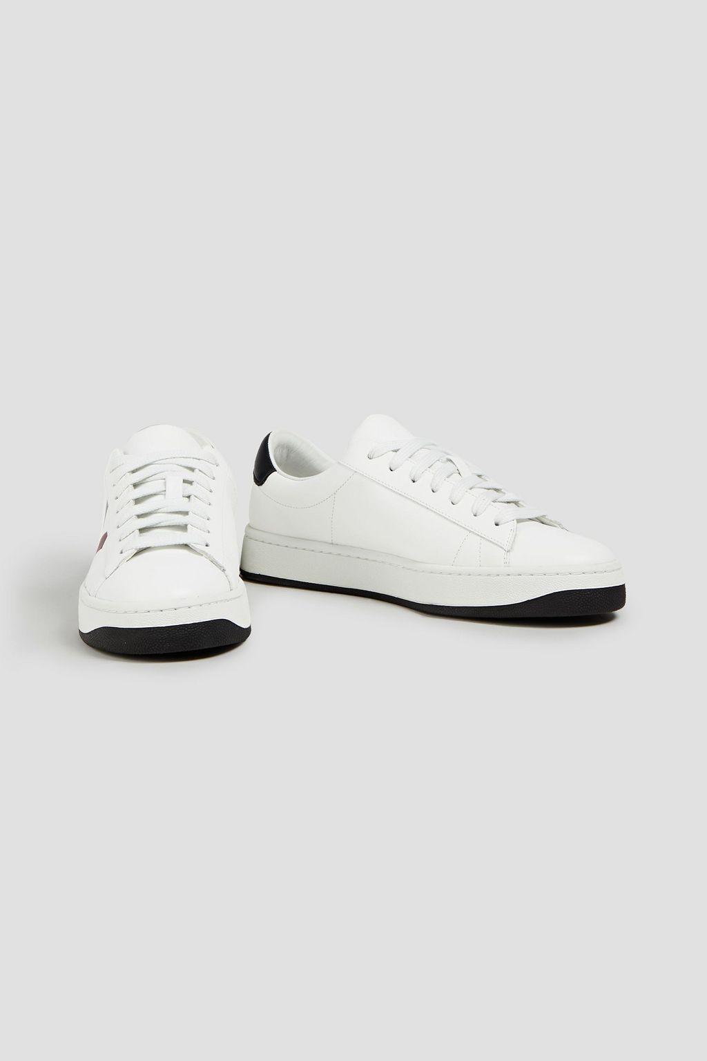 KENZO Printed leather sneakers