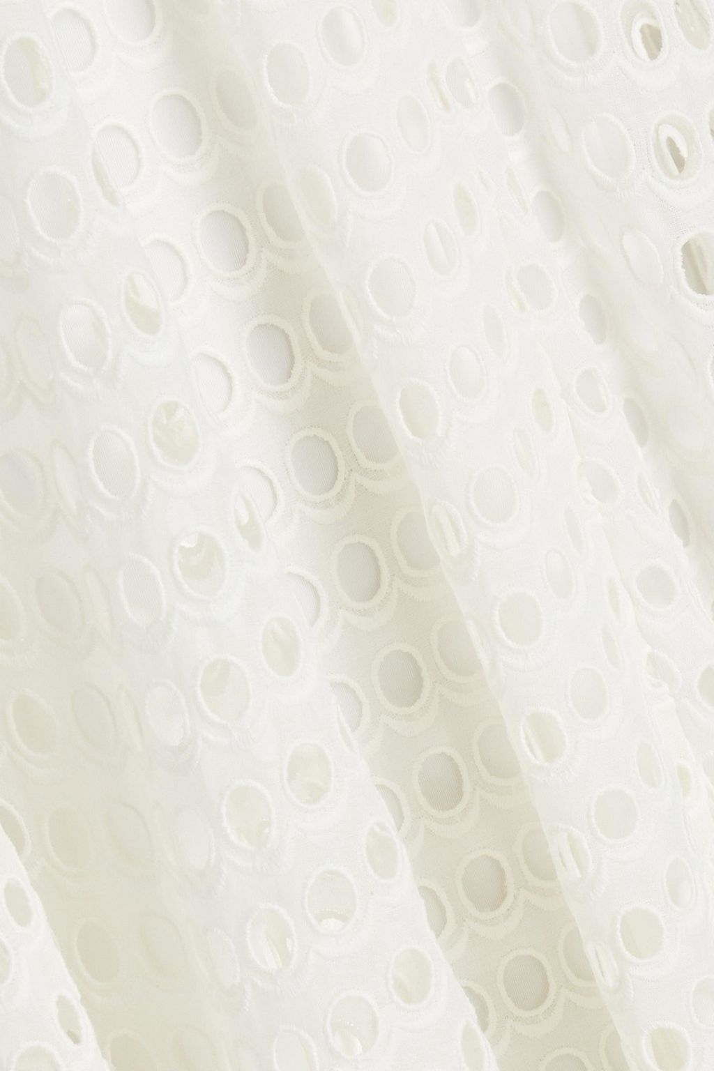 ZIMMERMANN Broderie anglaise ramie mini dress