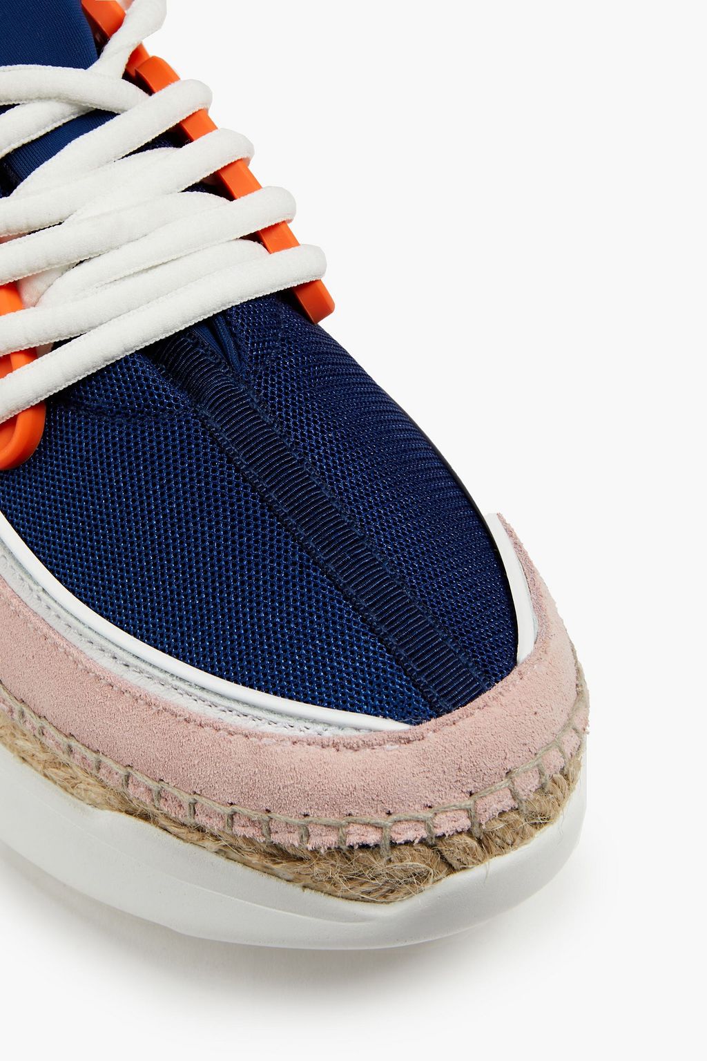 KENZO K-Lastic faux suede and mesh sneakers