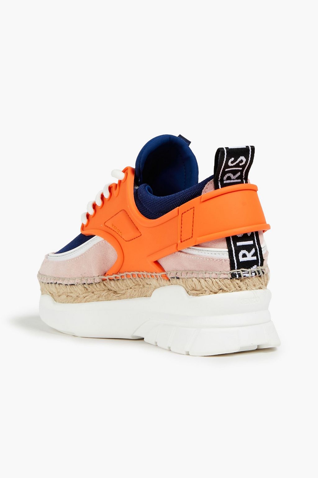 KENZO K-Lastic faux suede and mesh sneakers
