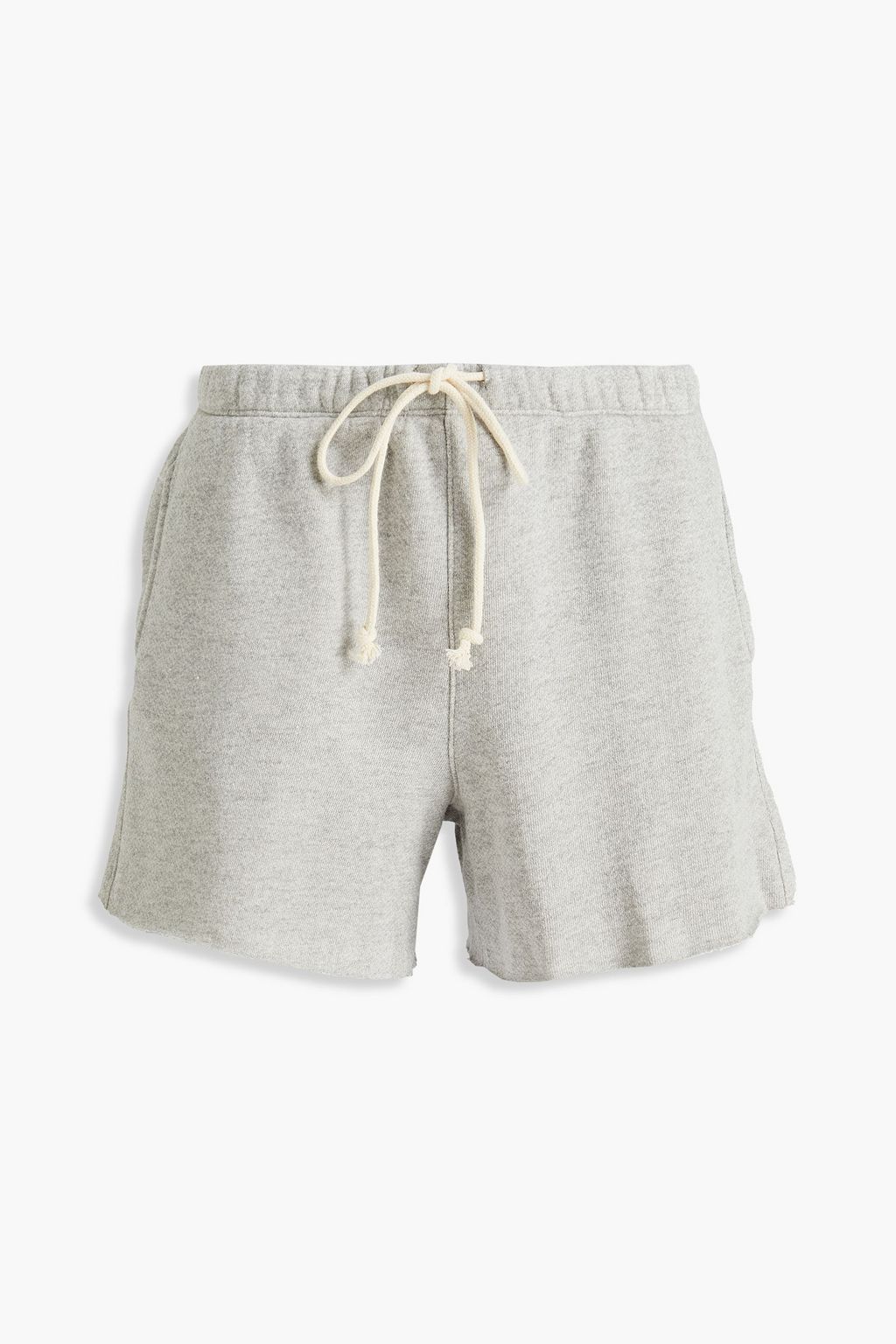 Light gray 80s mélange cotton-fleece 
