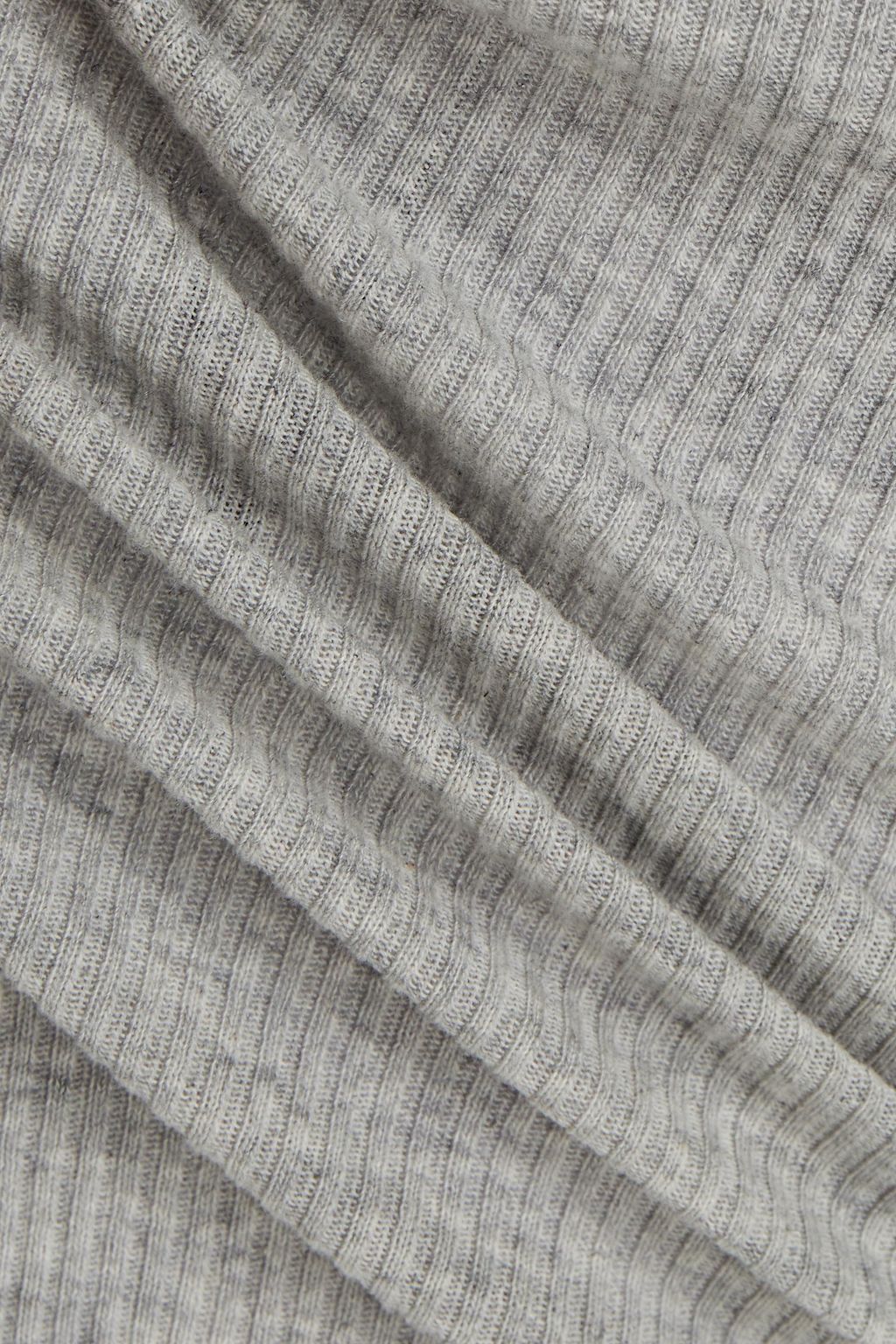 RE/DONE BY HANES Mélange ribbed cotton-jersey tank