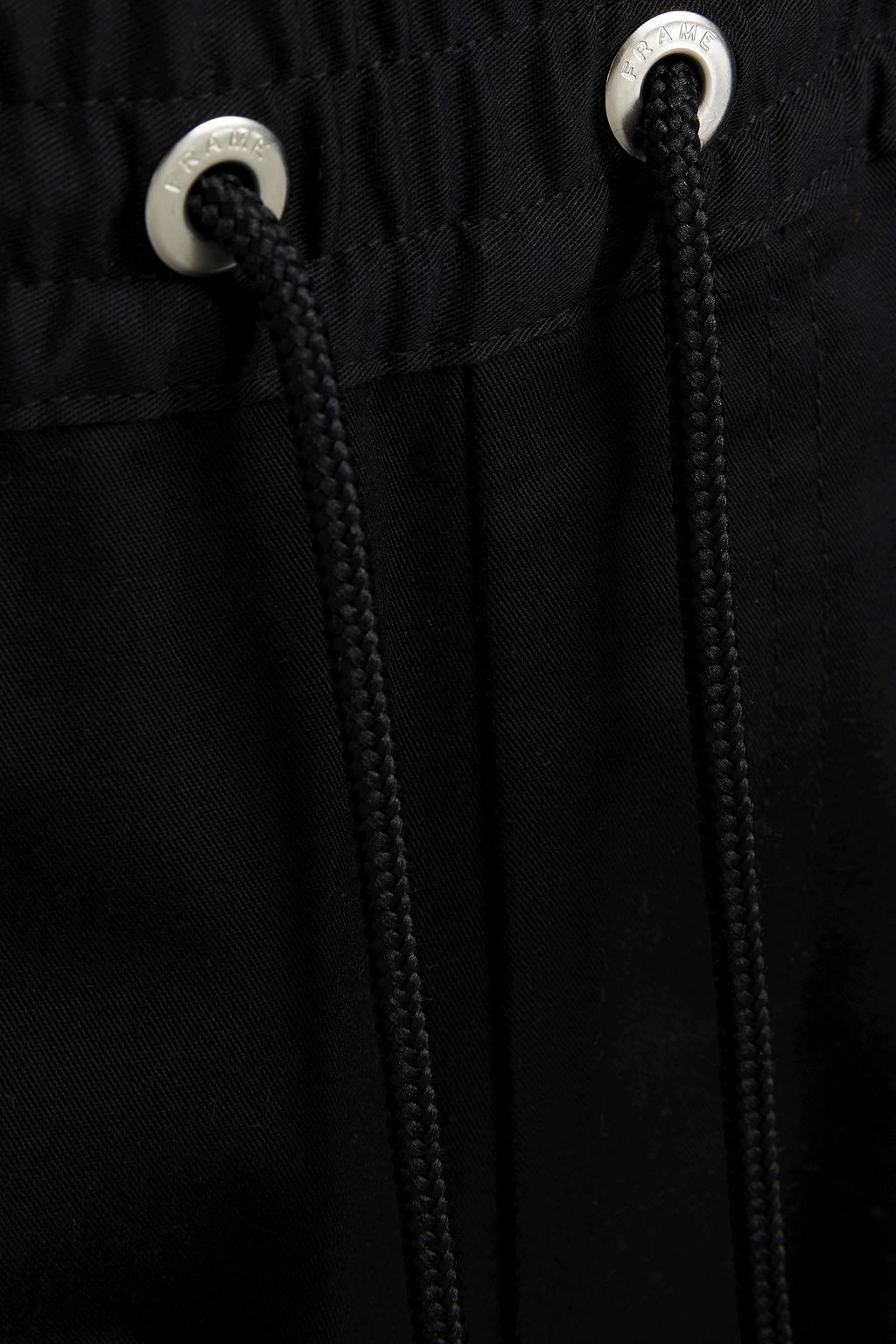FRAME Tapered cotton-blend twill pants