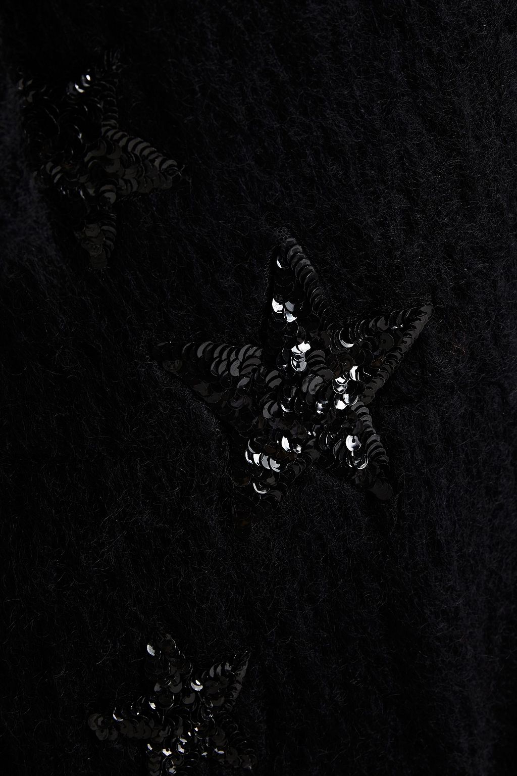 VALENTINO GARAVANI One shoulder sequin-embellished knitted dress