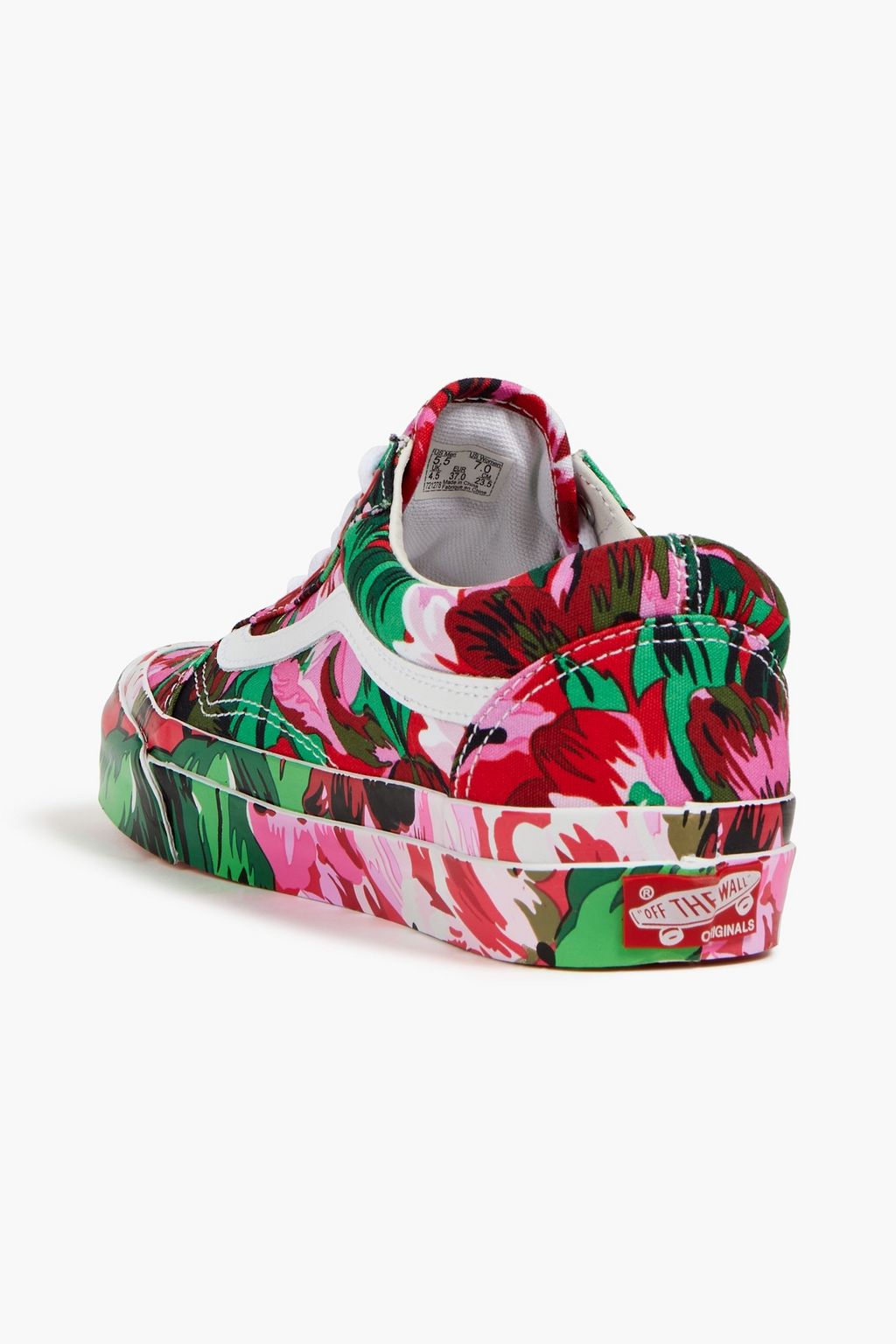 VANS X KENZO Old Skool floral-print canvas sneakers