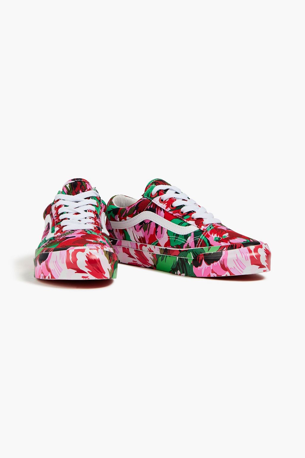 VANS X KENZO Old Skool floral-print canvas sneakers