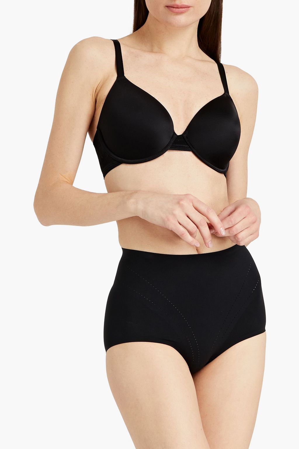 WACOAL Shape Air perforated stretch-jersey high-rise briefs