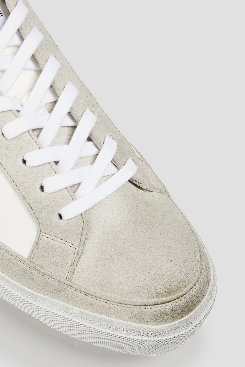 RE/DONE 90s Skate suede-trimmed leather sneakers
