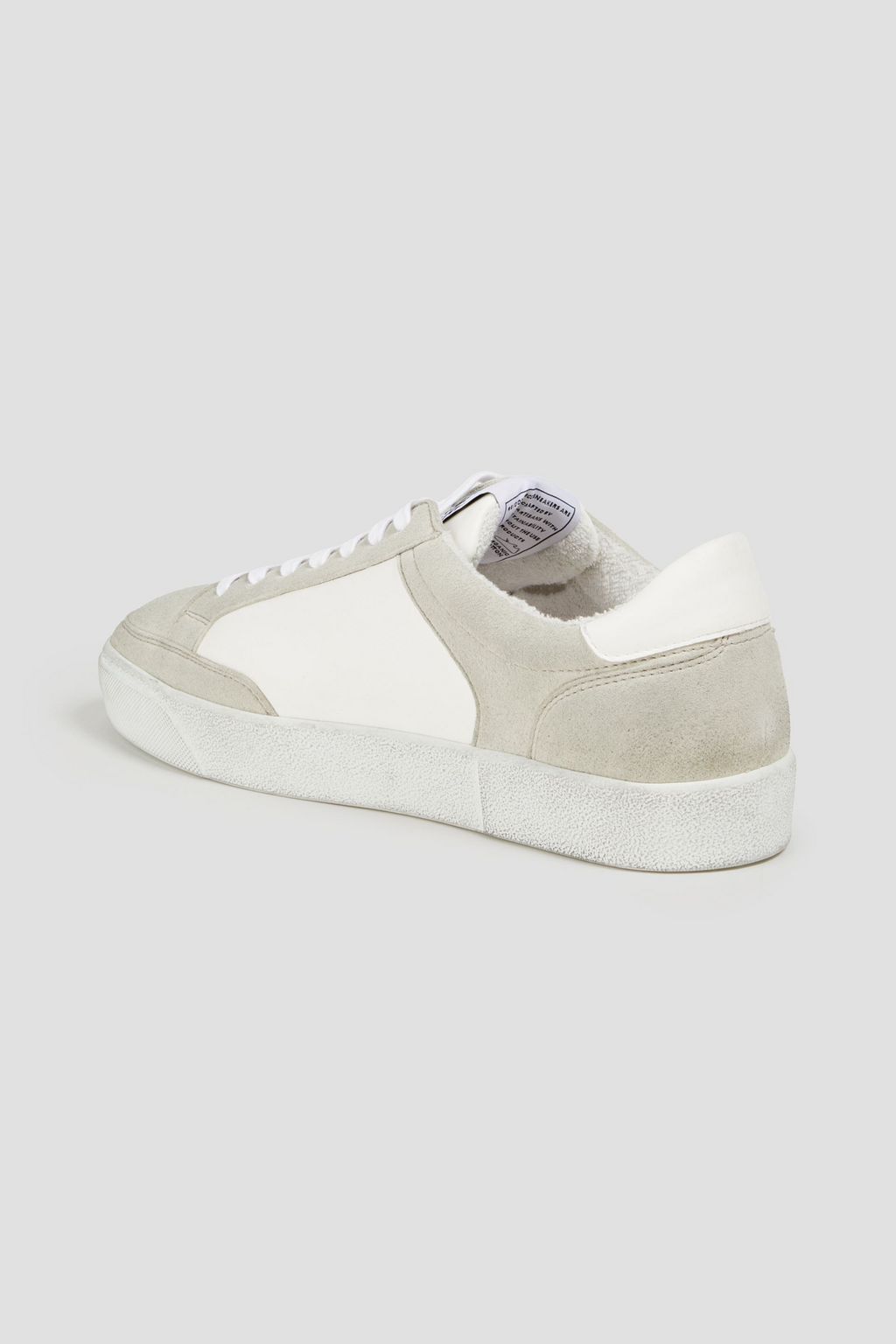 RE/DONE 90s Skate suede-trimmed leather sneakers