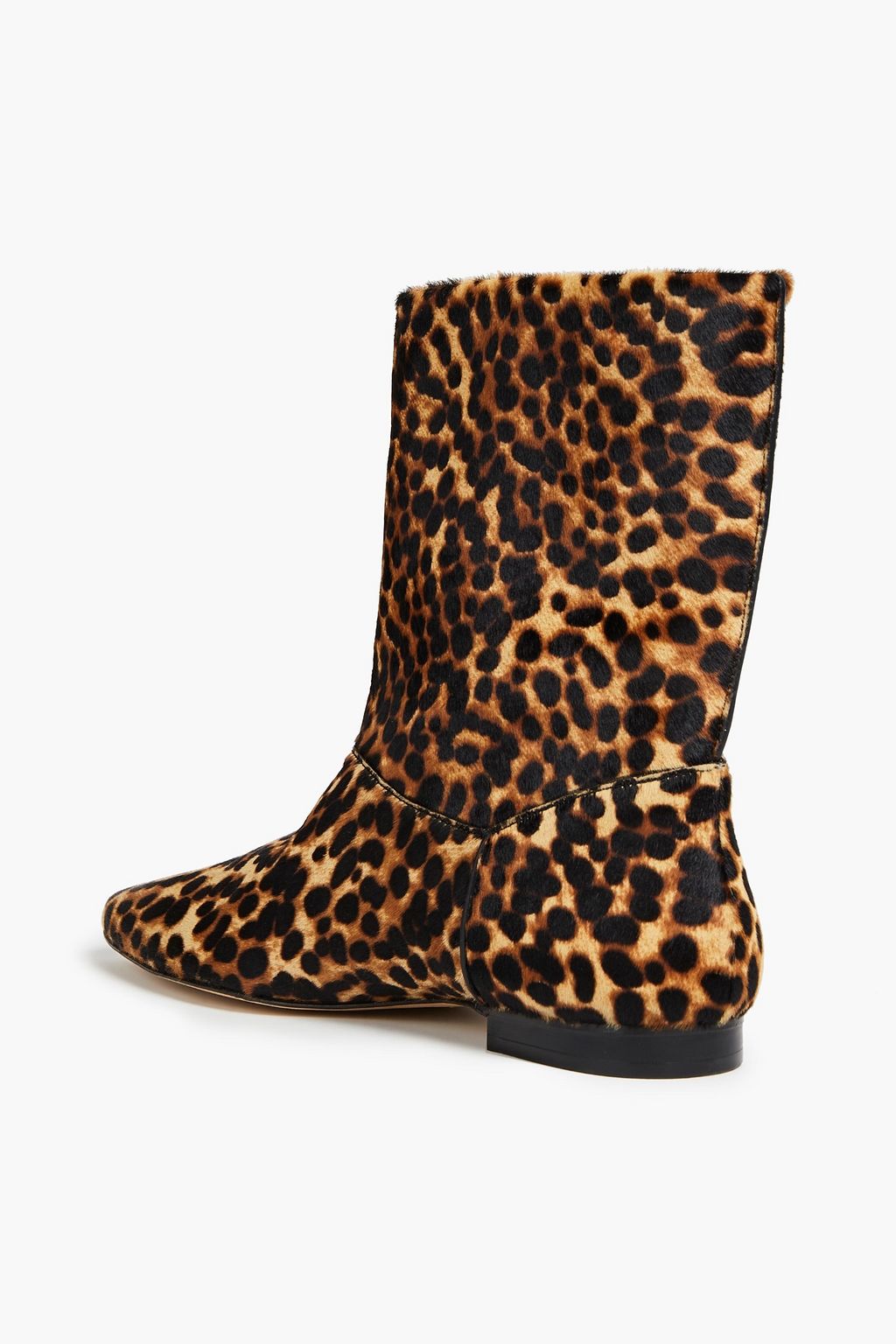 KENZO K-Line leopard-print calf hair ankle boots