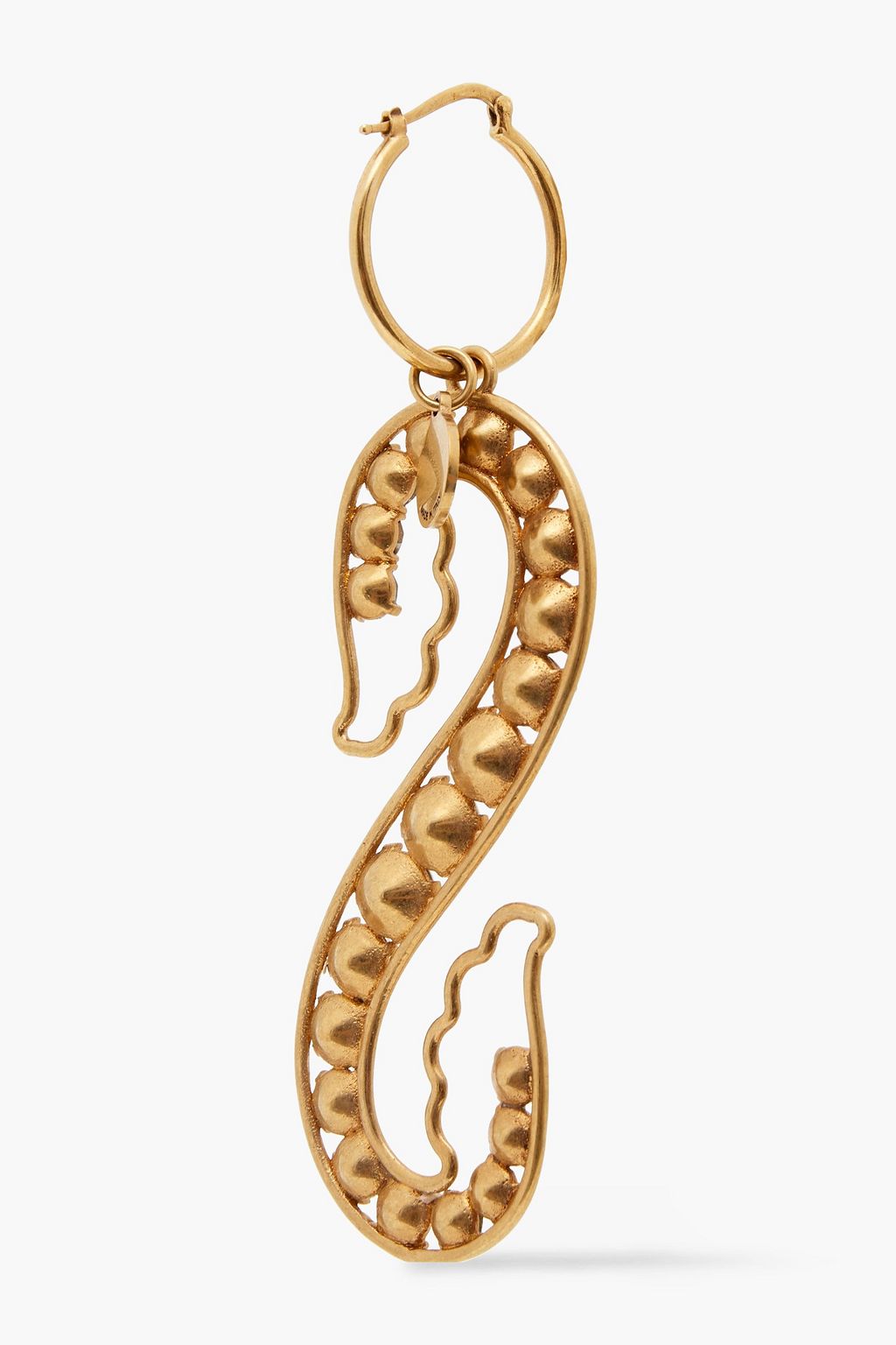 STELLA MCCARTNEY Gold-tone crystal earrings