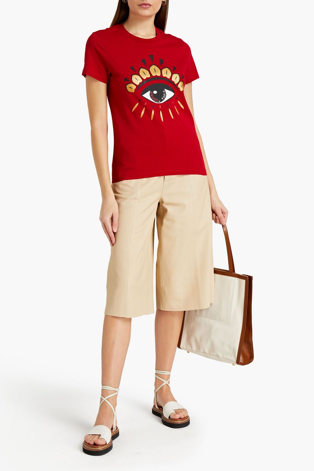 KENZO Printed cotton-jersey T-shirt