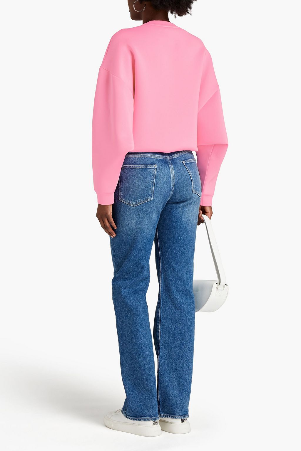 LOVE MOSCHINO Printed scuba sweatshirt