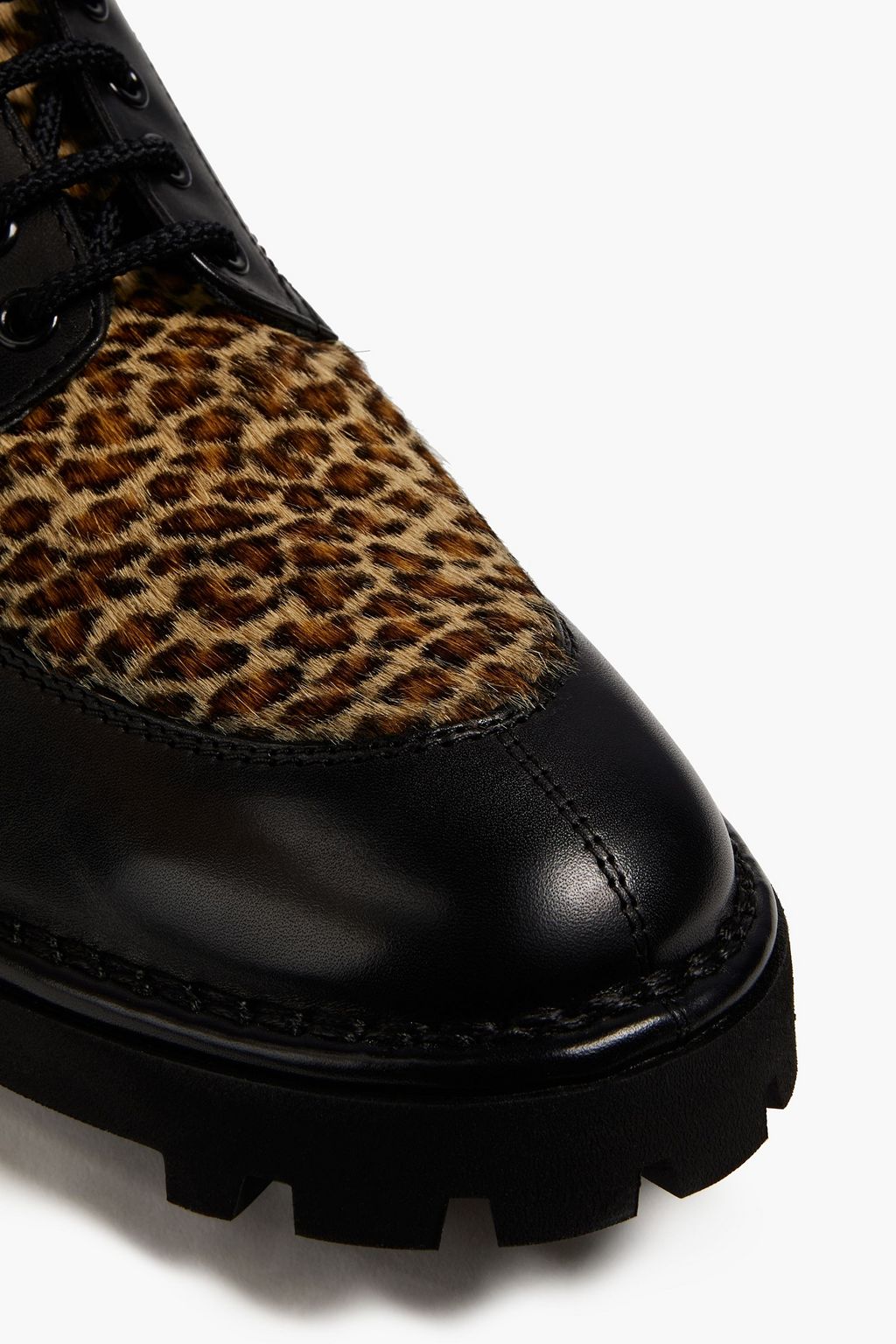 calf hair and leather brogues | KENZO 
