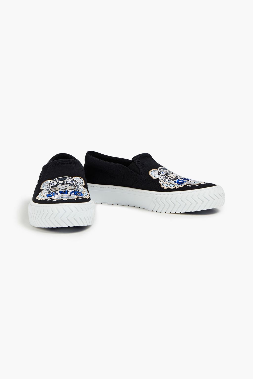 KENZO K-Skate embroidered canvas sneakers