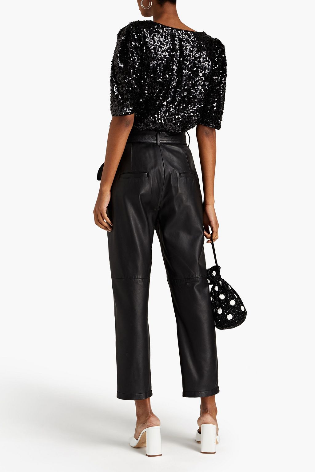 LOVE MOSCHINO Sequined tulle top