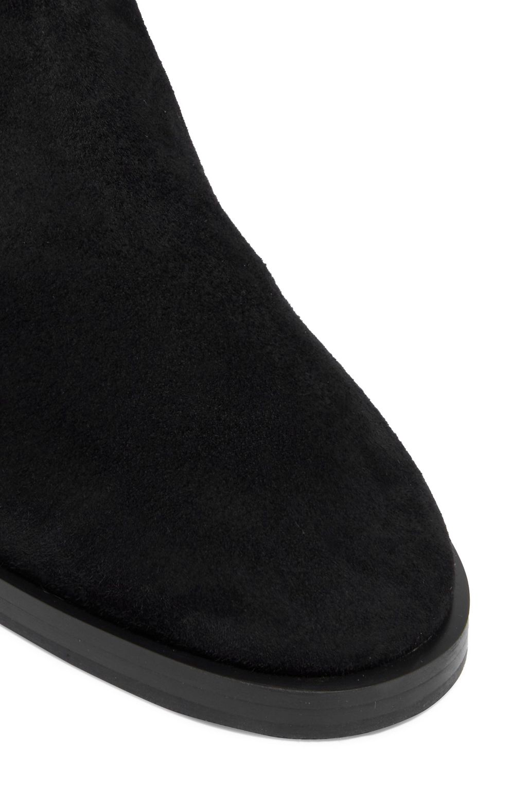 STUART WEITZMAN Keelan microstretch and suede over-the-knee boots