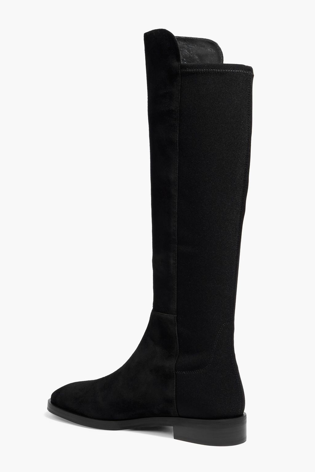 STUART WEITZMAN Keelan microstretch and suede over-the-knee boots