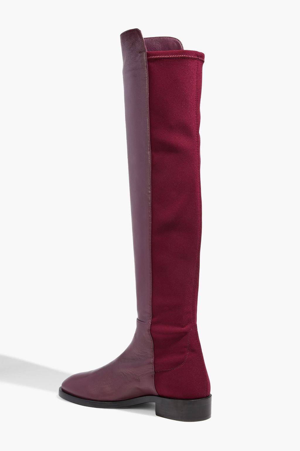 STUART WEITZMAN Keelan Overknees aus Leder und Neopren