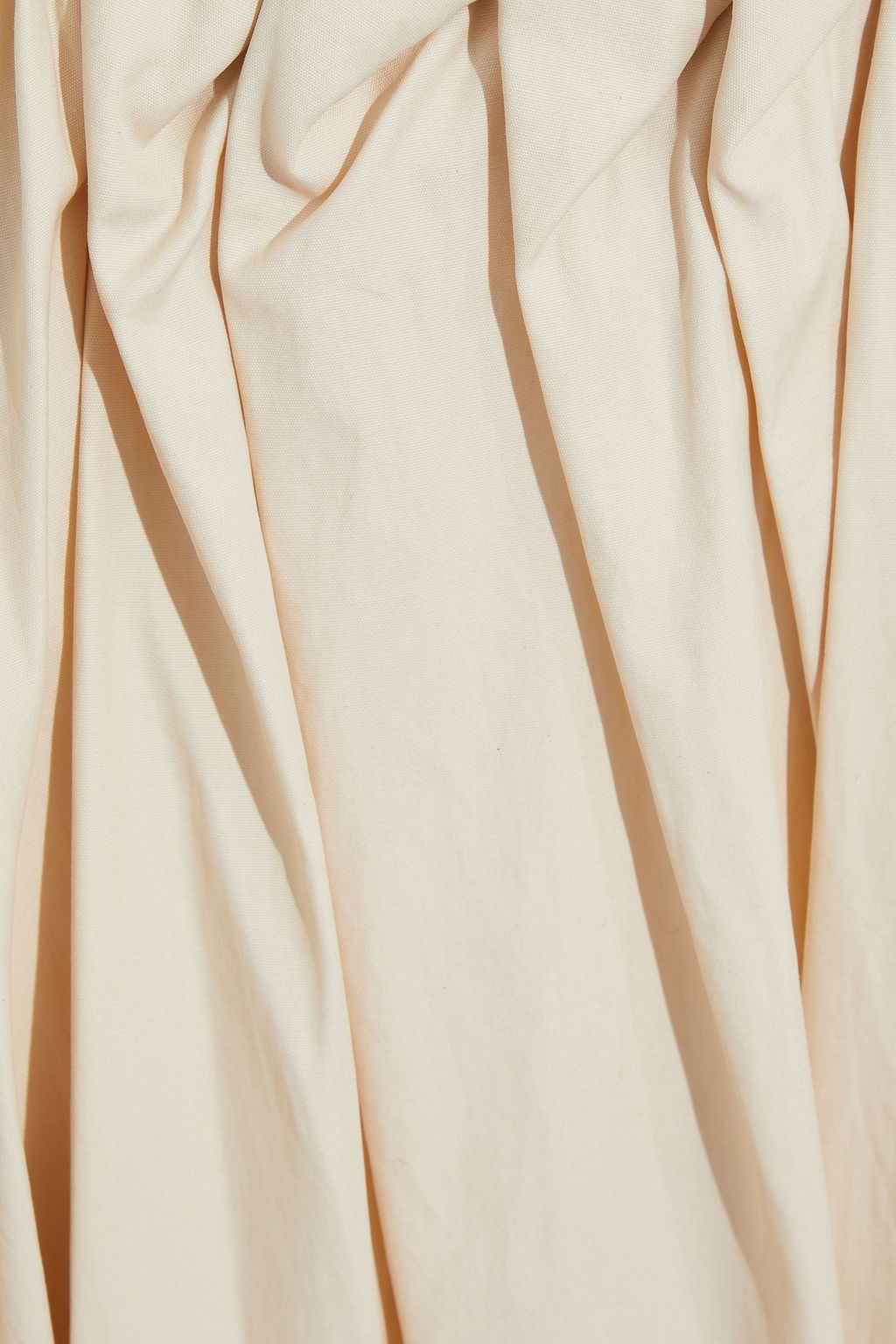 ROKSANDA Allegra pleated cotton-poplin midi skirt