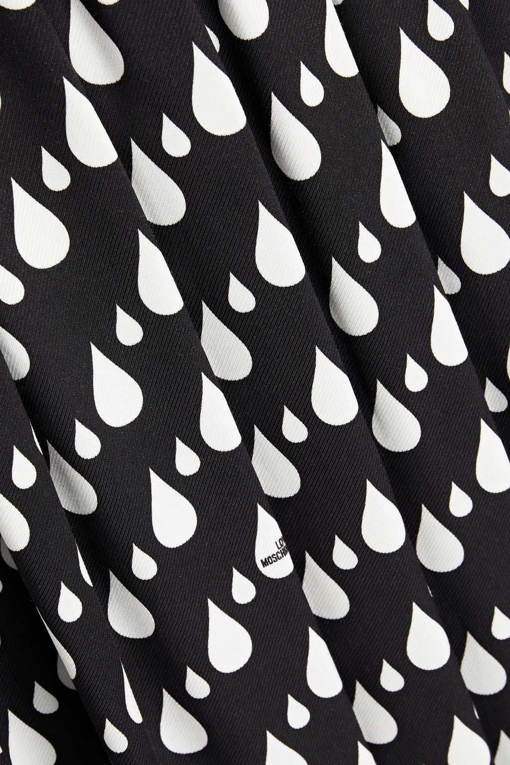 LOVE MOSCHINO Appliquéd printed shell trench coat