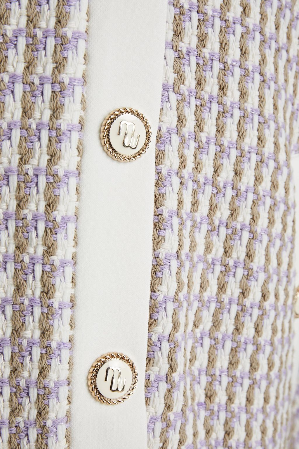 MAJE Cotton-blend tweed jacket