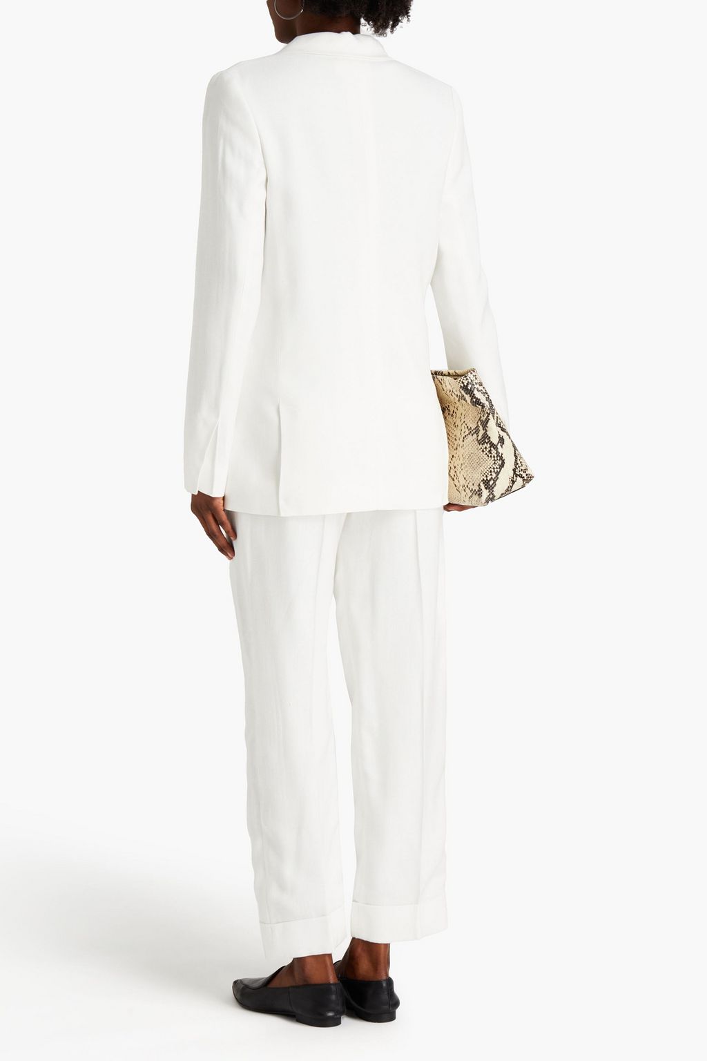 VICTORIA, VICTORIA BECKHAM Slub woven blazer