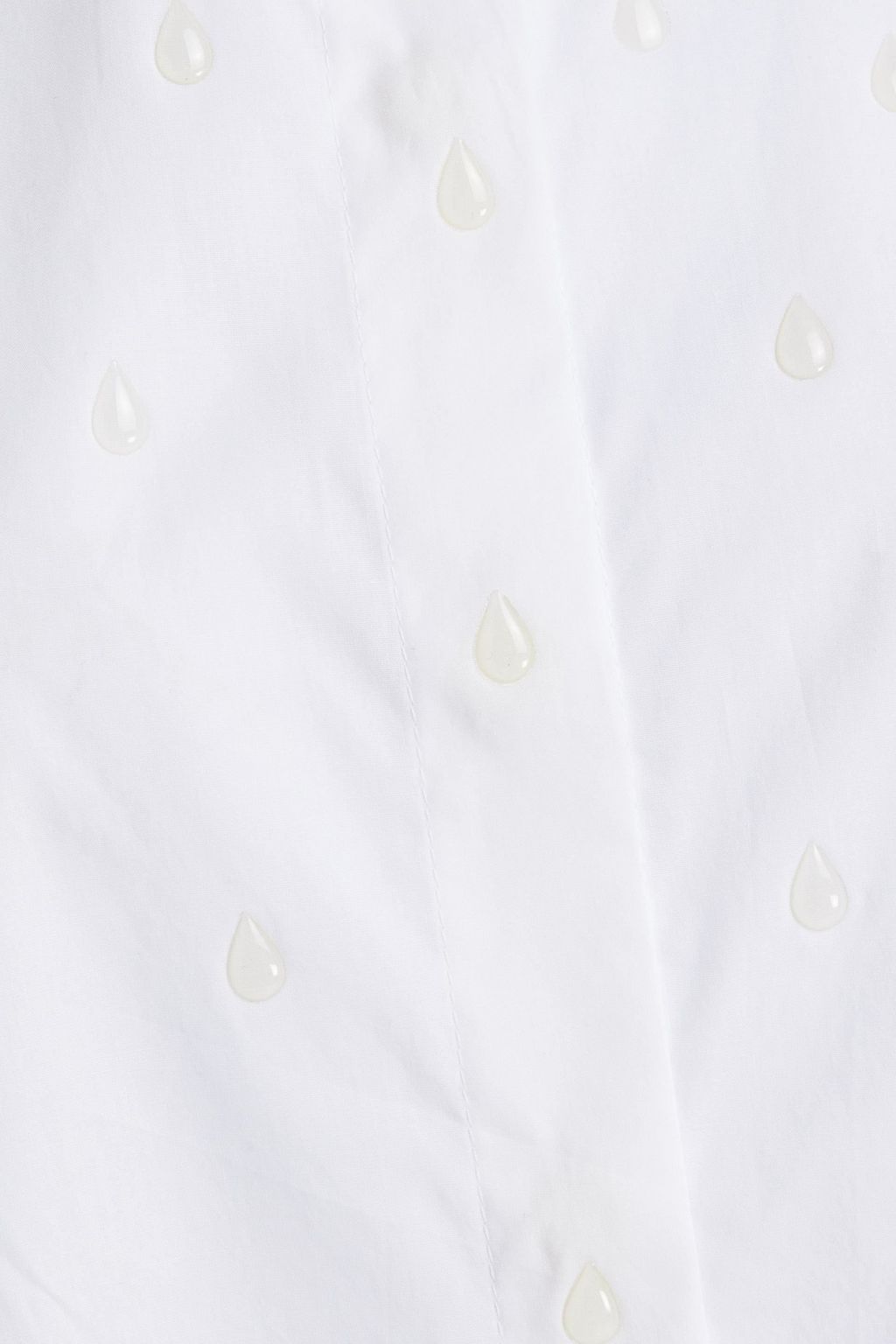 LOVE MOSCHINO Embellished stretch-cotton poplin shirt