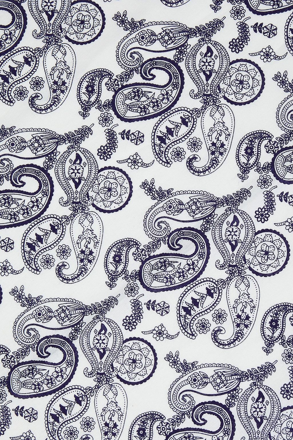 BRIONI Paisley-print cotton scarf