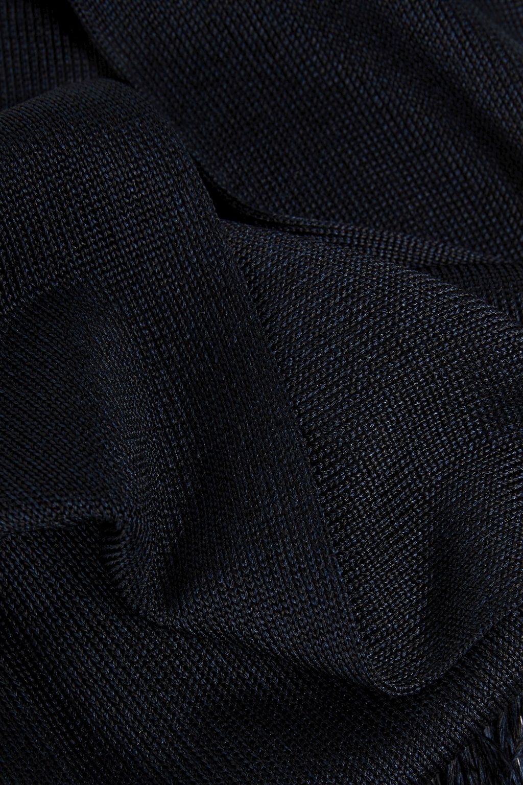 BRIONI Fringed silk scarf