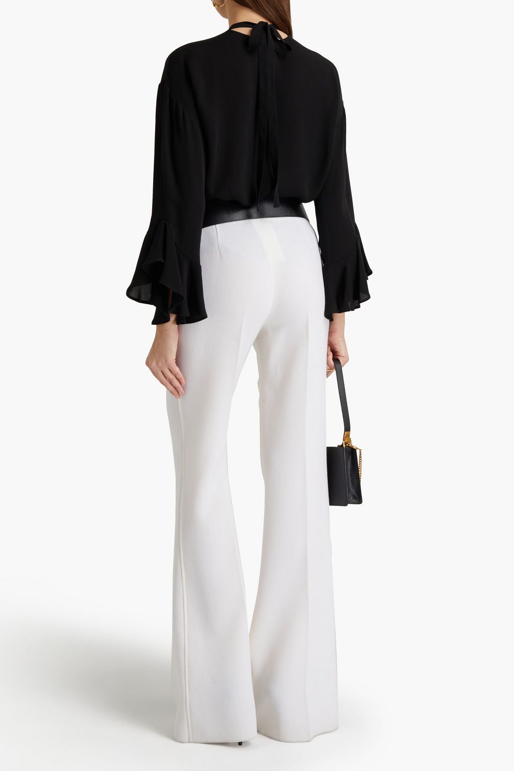 VALENTINO GARAVANI Silk-crepe top