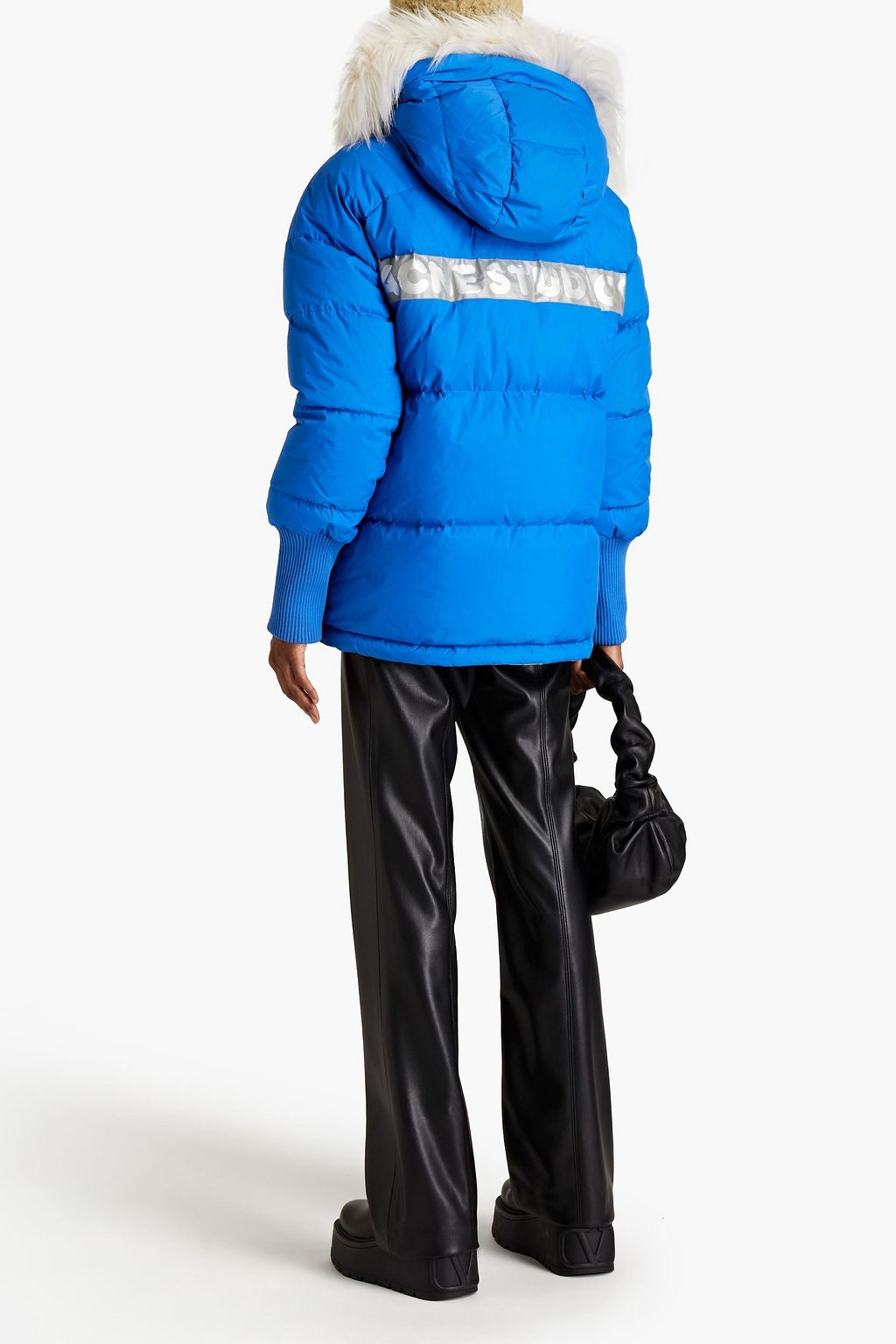 ACNE STUDIOS + Fjällräven reversible quilted shell hooded down jacket