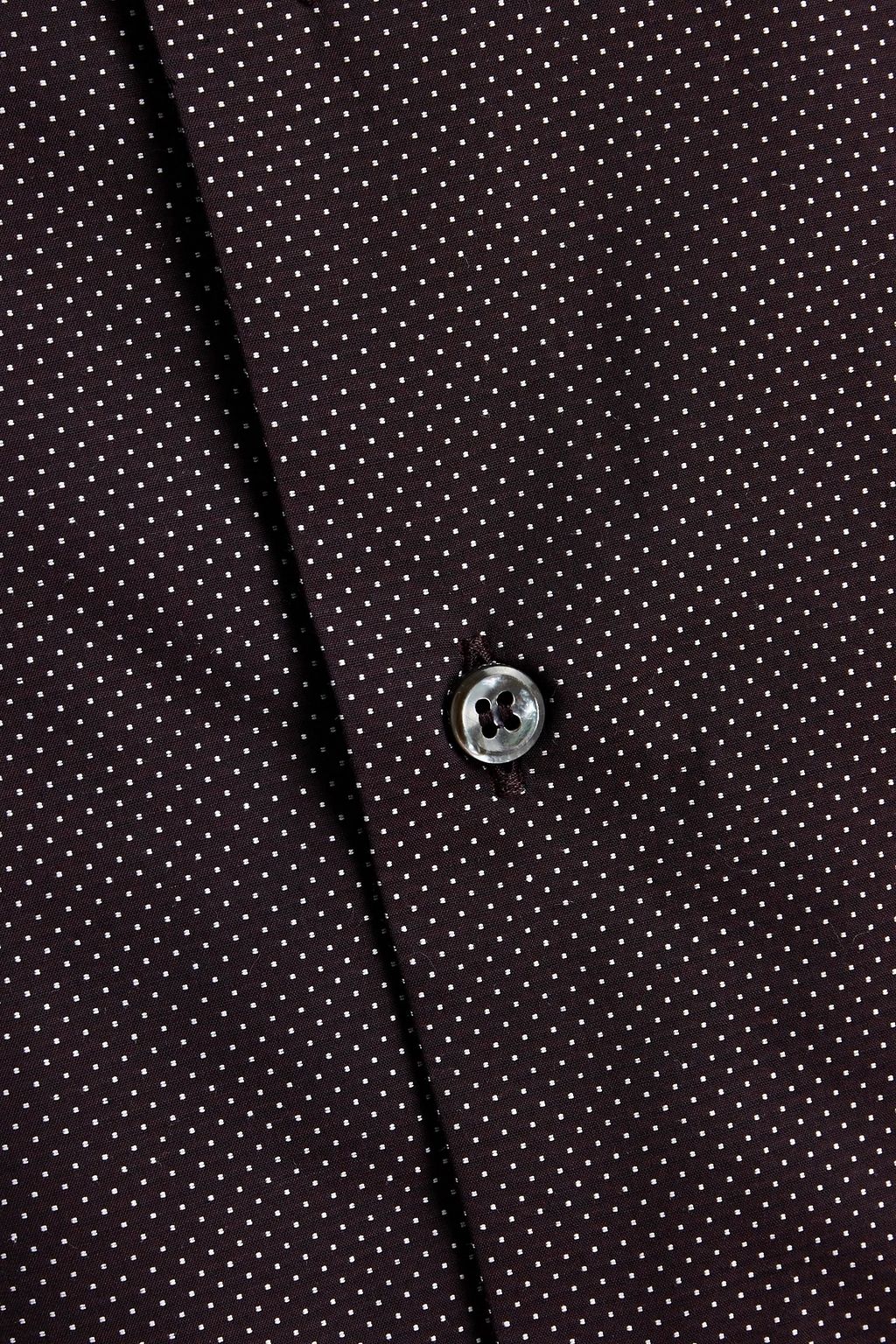 BRIONI Cotton-jacquard shirt