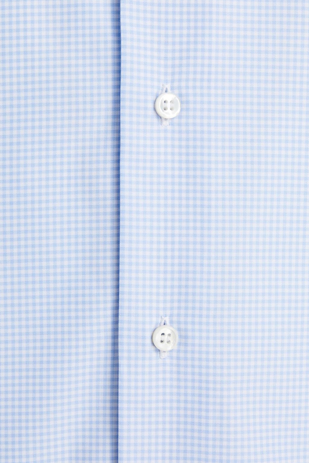 BRIONI Gingham cotton-poplin shirt
