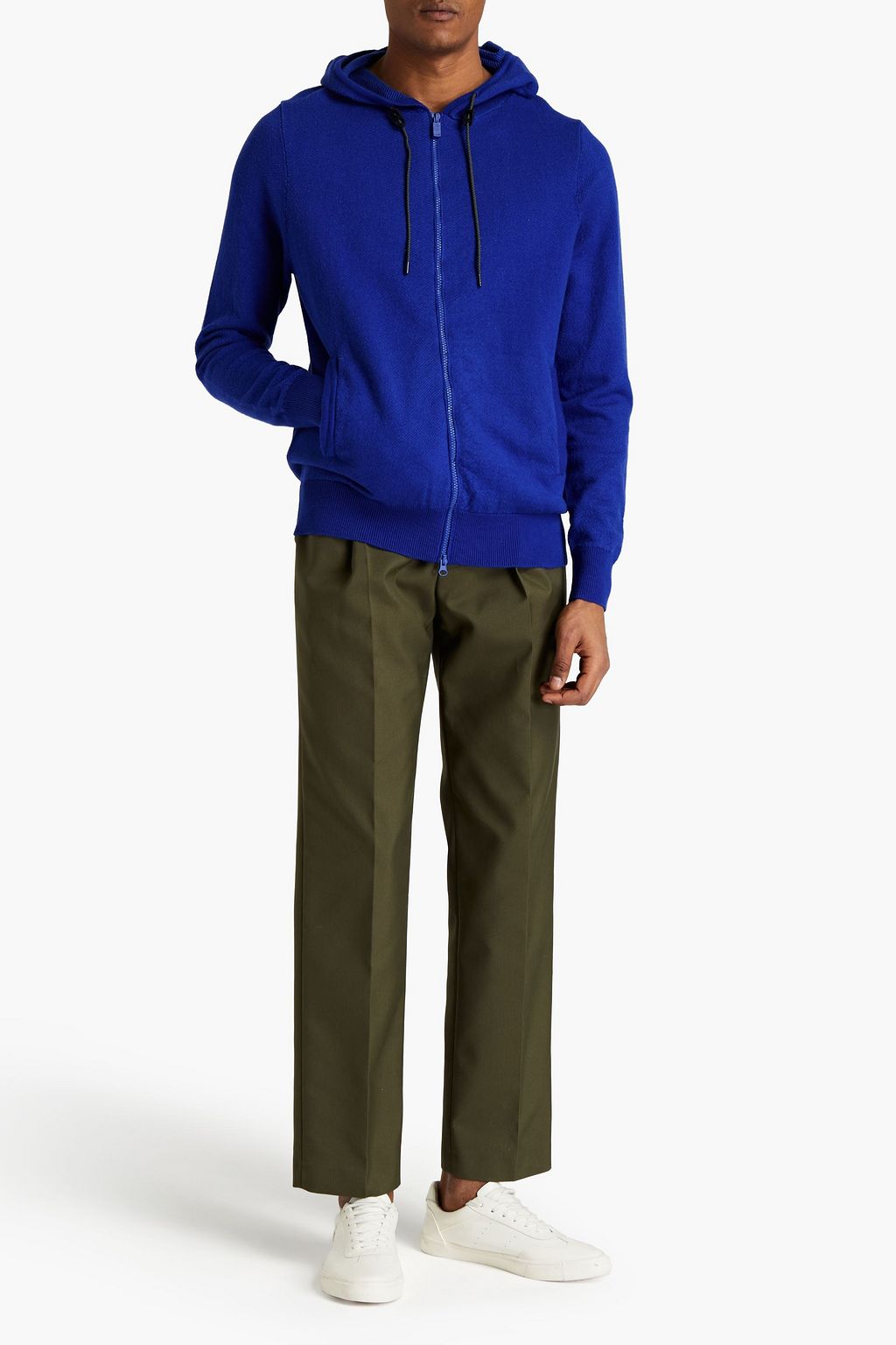 ASPESI Cotton, cashmere and wool-blend jacket